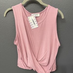 Mauve Cropped Tank